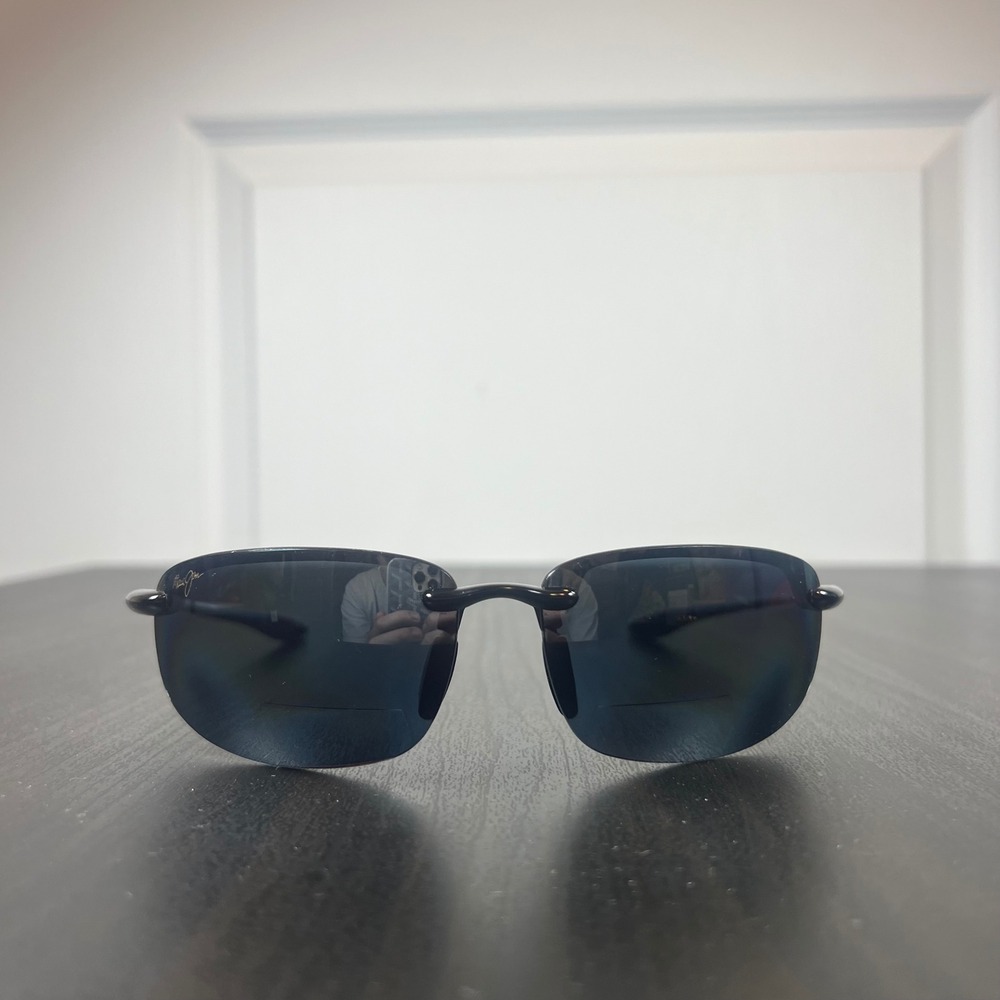 Maui Jim MJ Sport Ho'okipa Beach Reader Sunglasses G-807-02 20 Black 64 17-130 - Picture 2 of 15